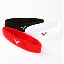 VICTOR スポーツヘッドバンド 2色セット Amazon.co.jp: VICTOR スポーツ ヘッドバンド 汗止め 吸汗速乾 抗菌